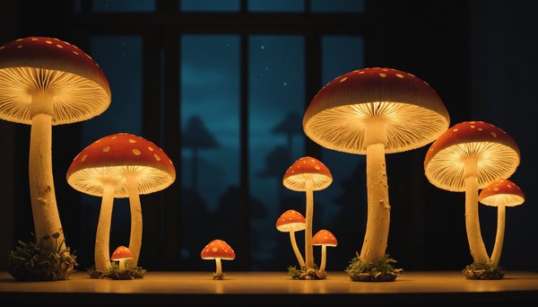 Éveillez votre intérieur avec des lampes champignon originales